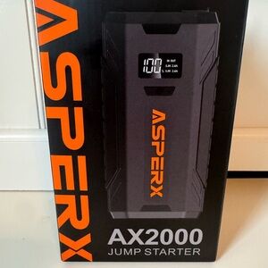 AX2000 Jump Starter in Black and Orange Brand New in Box